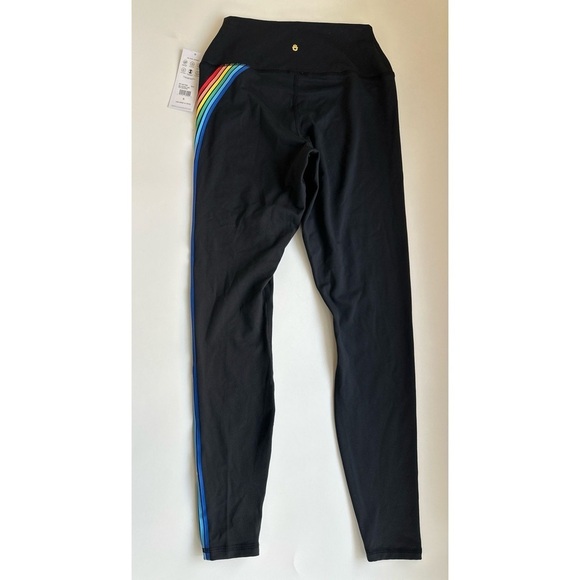 Original Gangster Multicolor Single-Striped Intent 7/8 Leggings - Picture 1 of 8